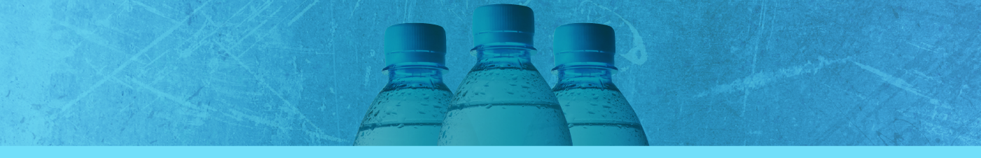 Agua purificada y hielo