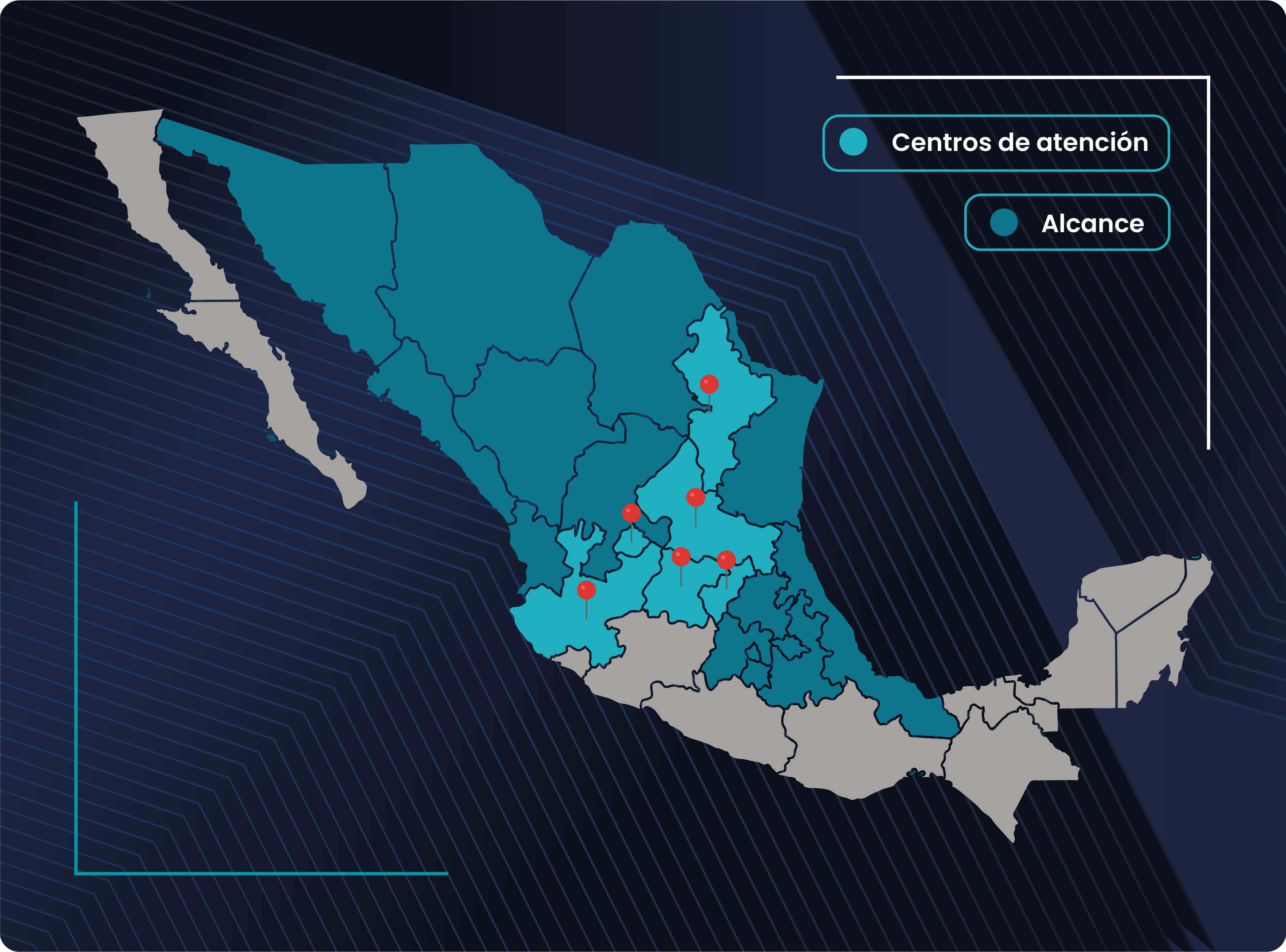 Cobertura nacional de servicios de laboratorio en México